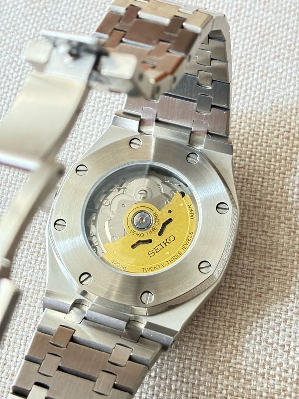 Seiko MOD royal oak skeleton - Foto 3