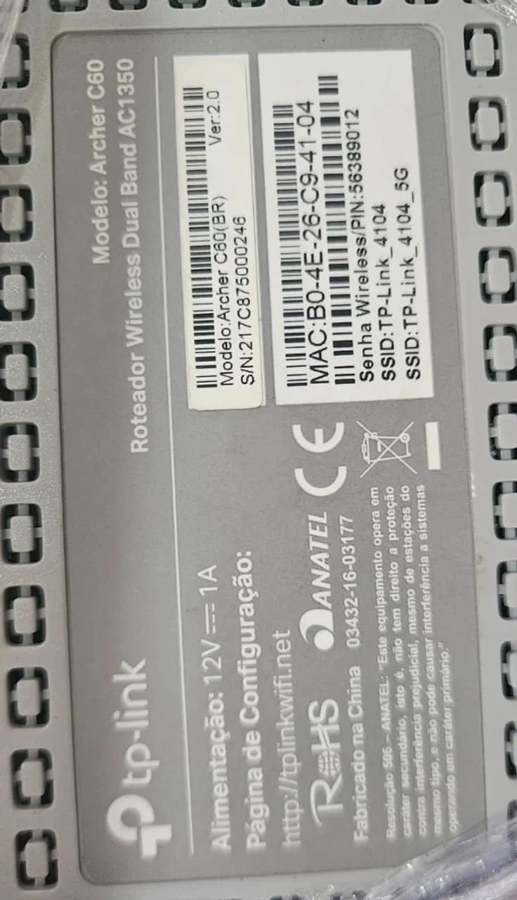 Roteador Wireless Dual Band AC1350 - ARCHER C60 - Foto 2