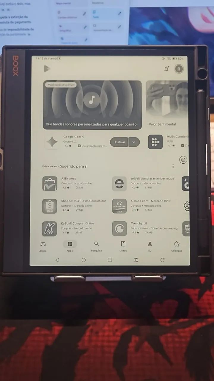onyx BOOX Note 10.3インチ E-ink BOOX Note Air 10.3 E Ink Tablets, ePaper, Android 10, luz frontal