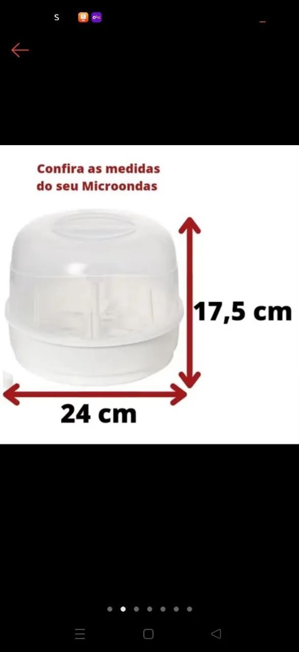 Esterilizador de microondas para mamadeira neopan - Foto 2