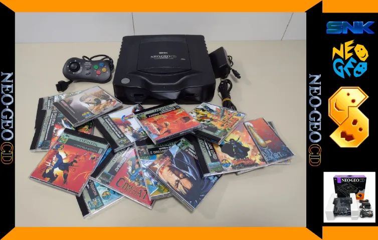 Snk Console Neo Geo Cd Top Loader Com 14 - Foto 3