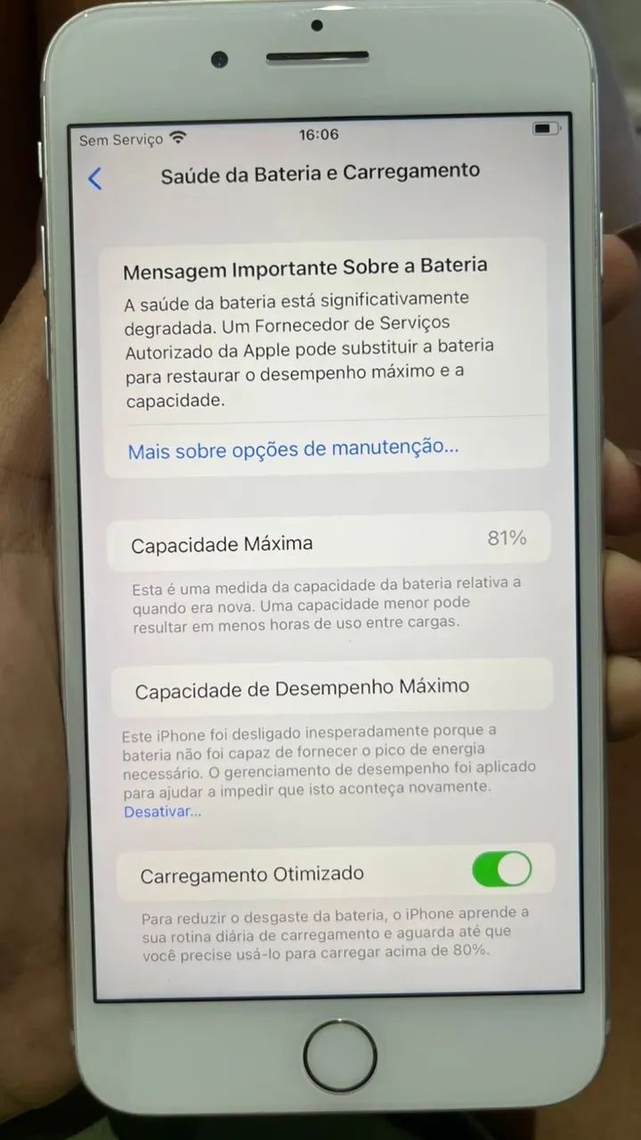 iPhone 8 Plus 64GB Funcionando Perfeitamente - - Foto 3