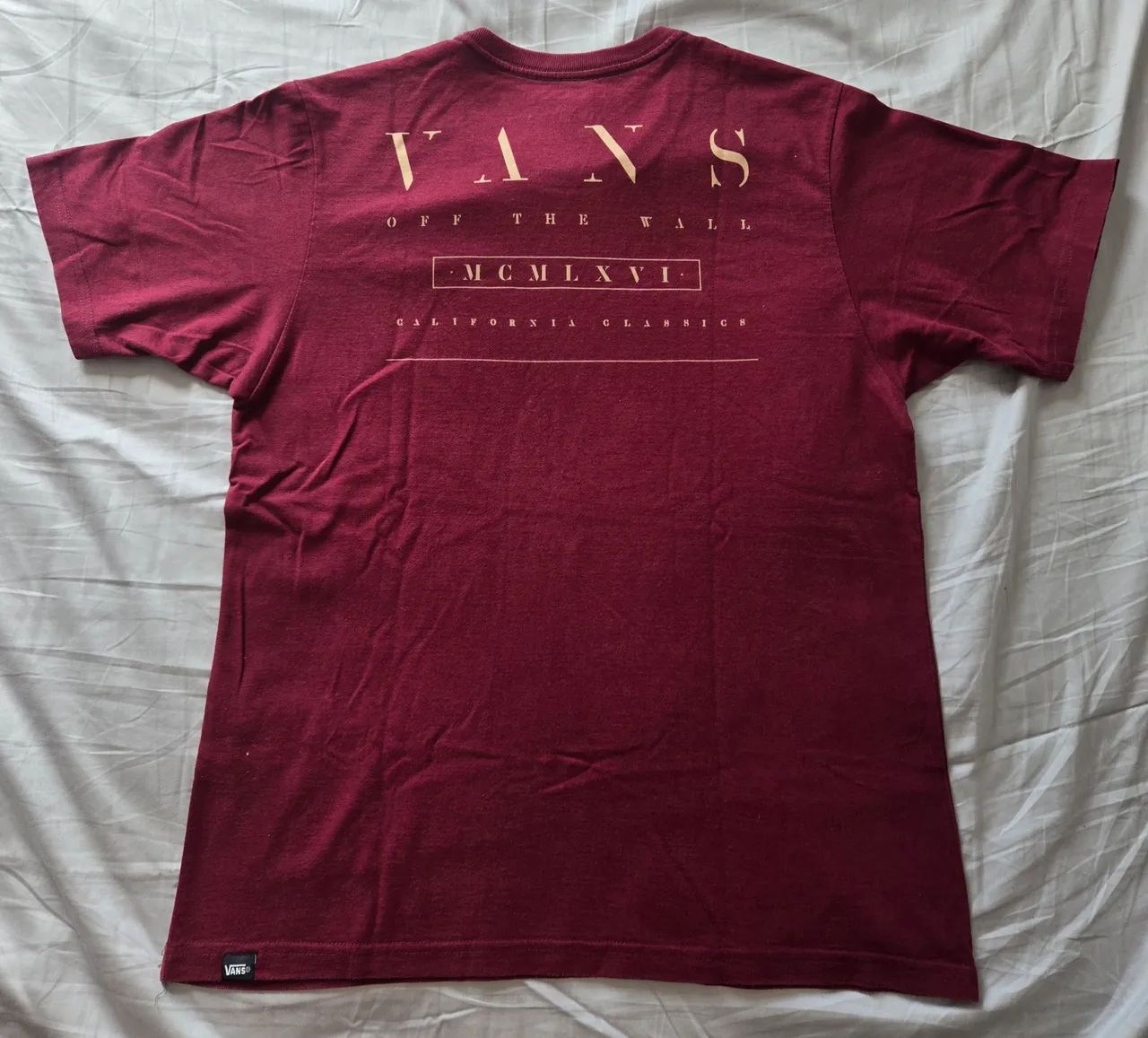 Camiseta Vans Vinho P - Foto 3