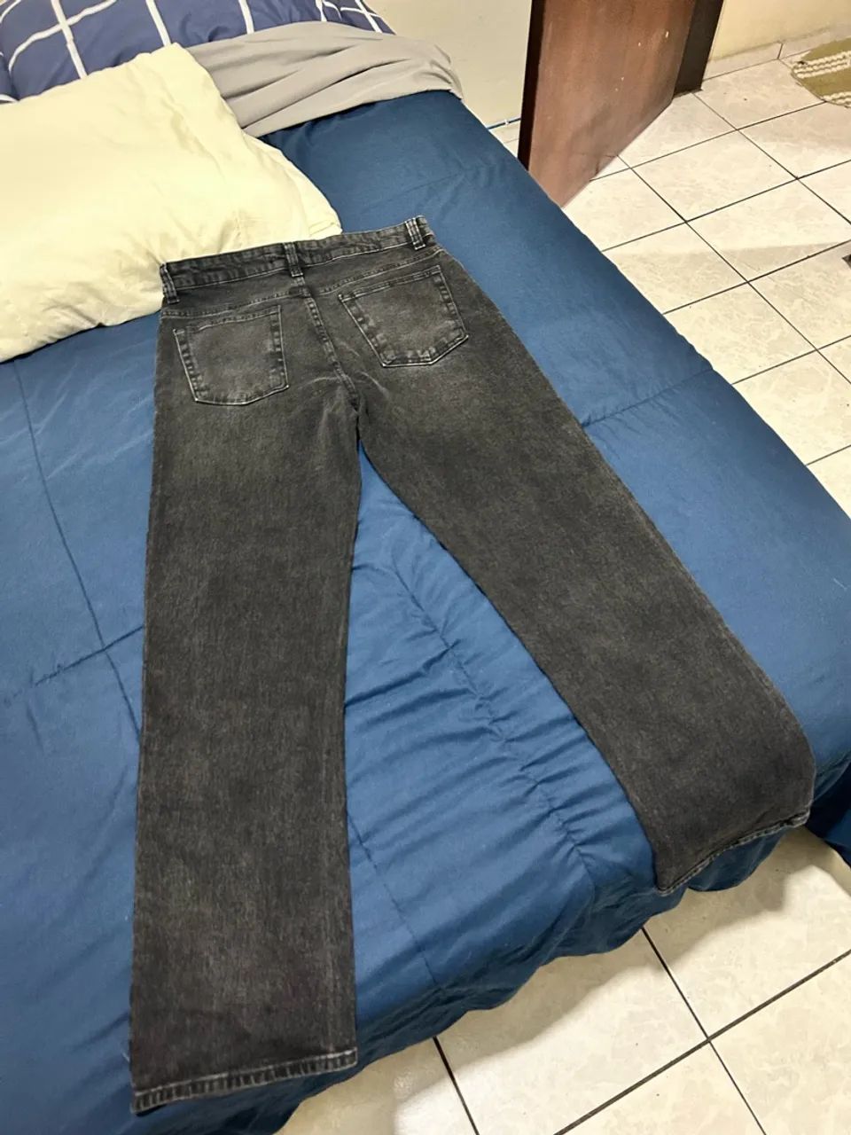 Calça Jeans Reta Tamanho 42