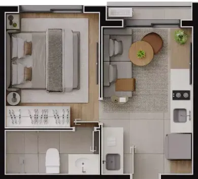 PLANTA 26m²