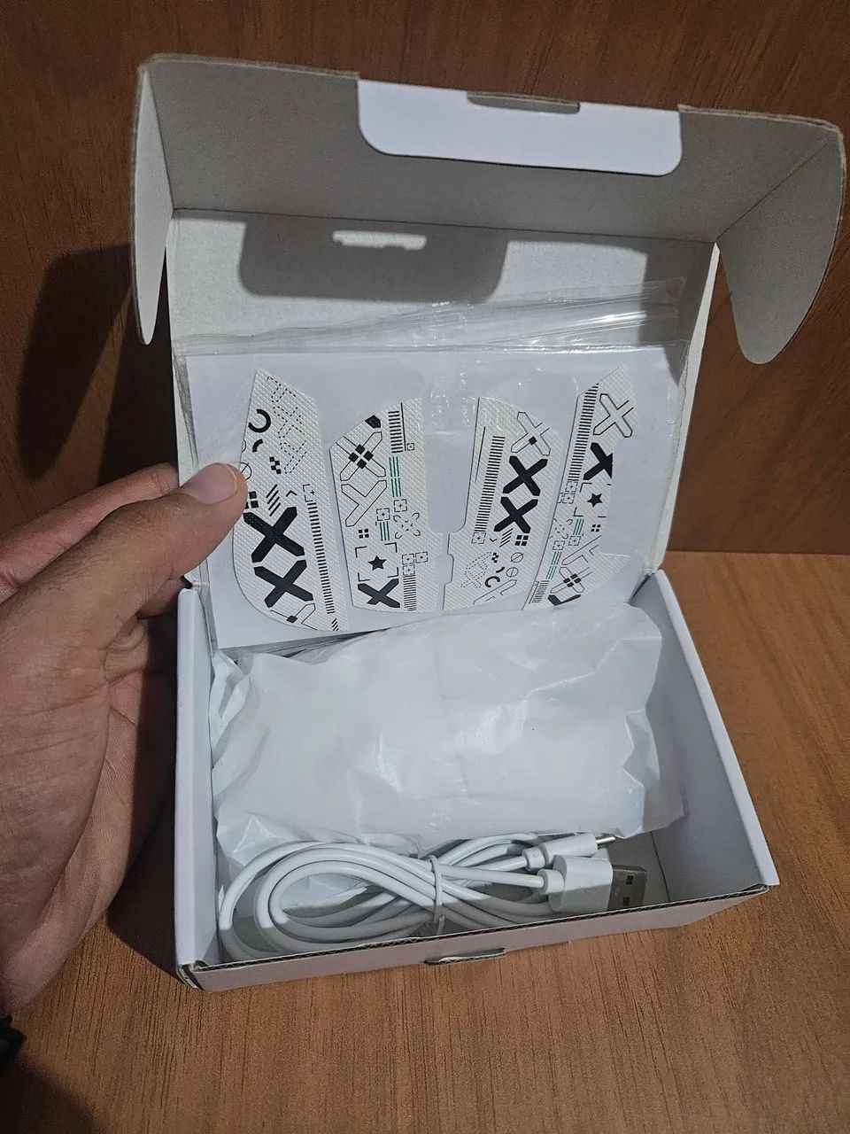 Mouse smailwolf rs7 Branco Novo - Foto 3