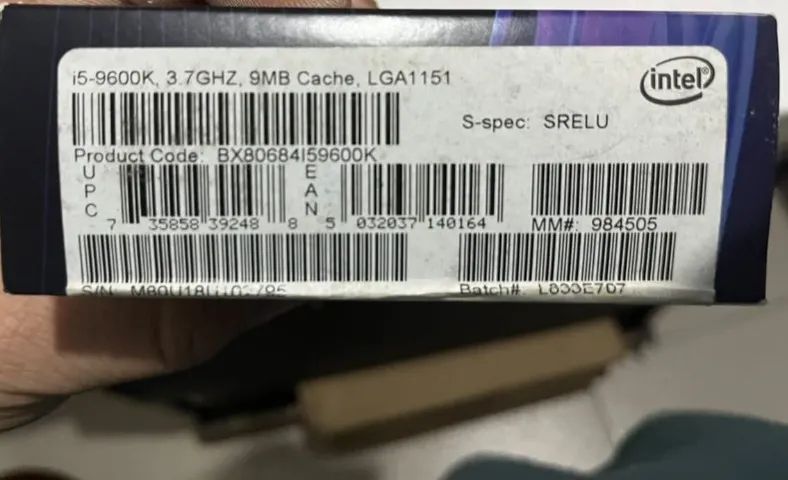 Processador Intel Core i5 9600k Socket LGA 1151 / 3.7ghz / 9mb - Oem - Foto 4