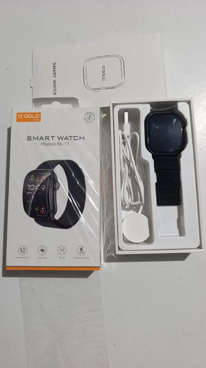 Relógio smartwatch lançamento 