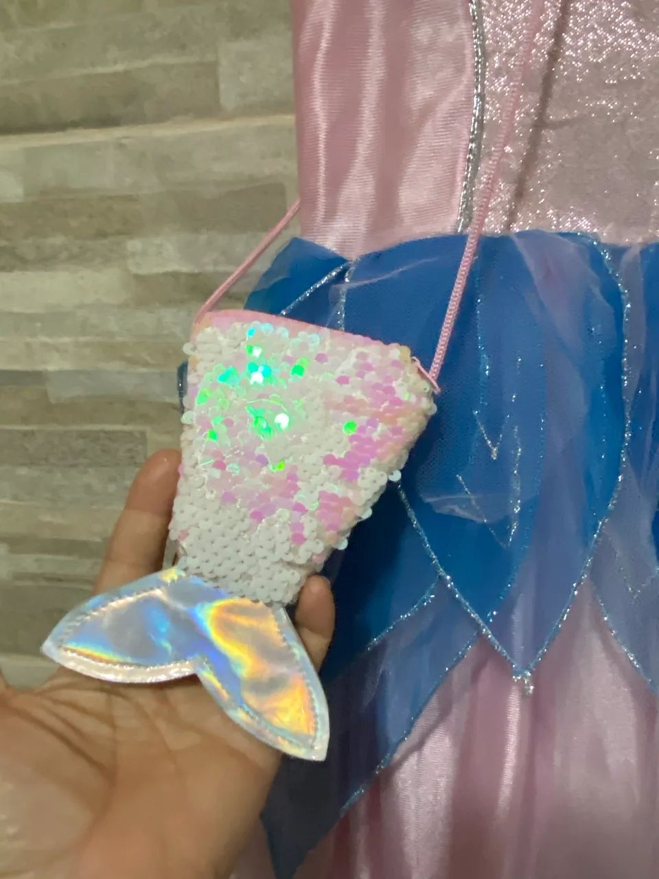 Fantasia princesa Sereia tamanho 4/5 - Foto 2