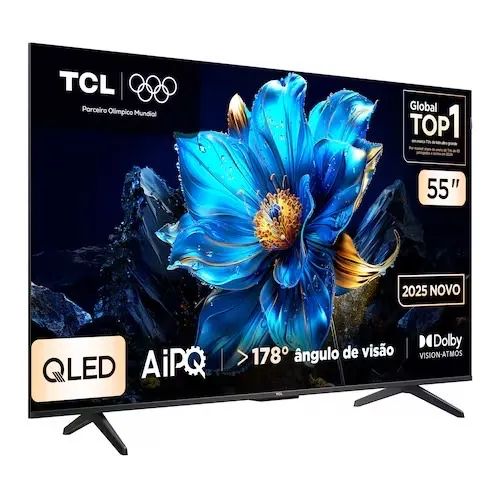 TV 55 polegadas QLED marca TCL - Foto 3