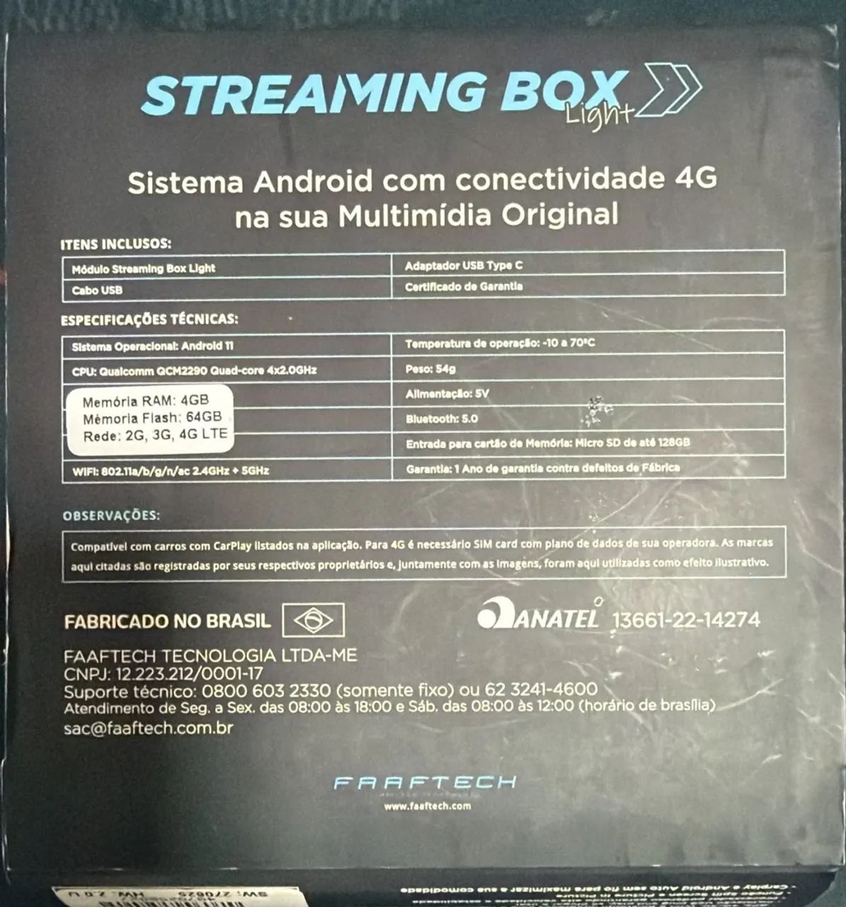 Streaming Box Faaftech 4GB/64GB - Foto 2