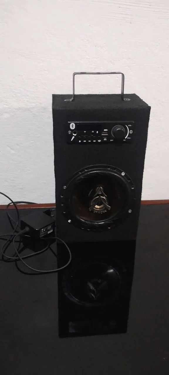 Caixa bluetooth USB rádio FM com alto falante Bravox 6 polegadas  - Foto 4