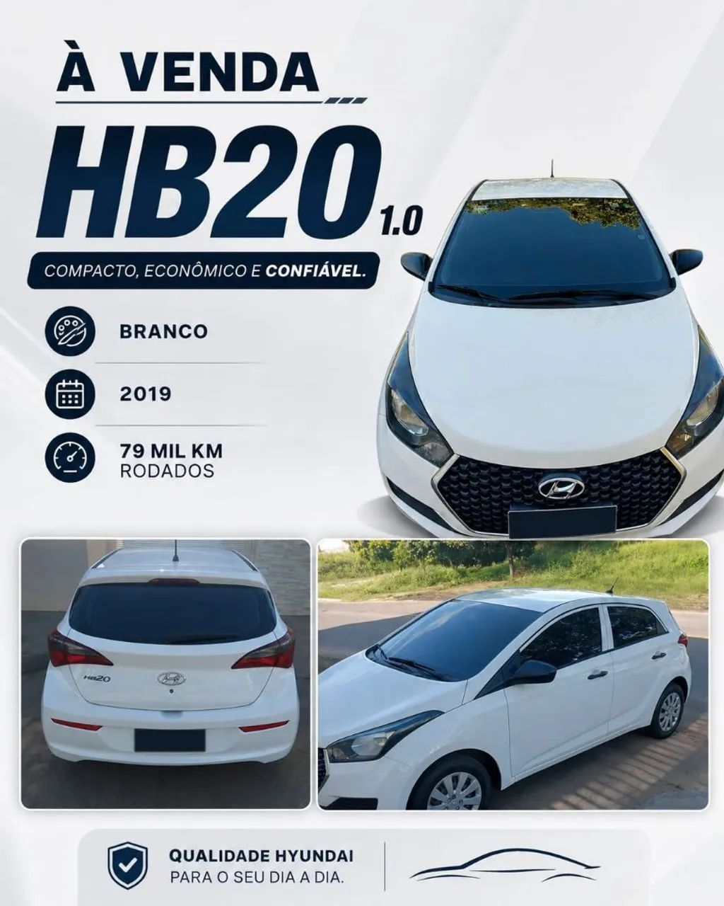Hyundai Hb20 HB20 Unique 1.0 Flex 12V Mec. 2019