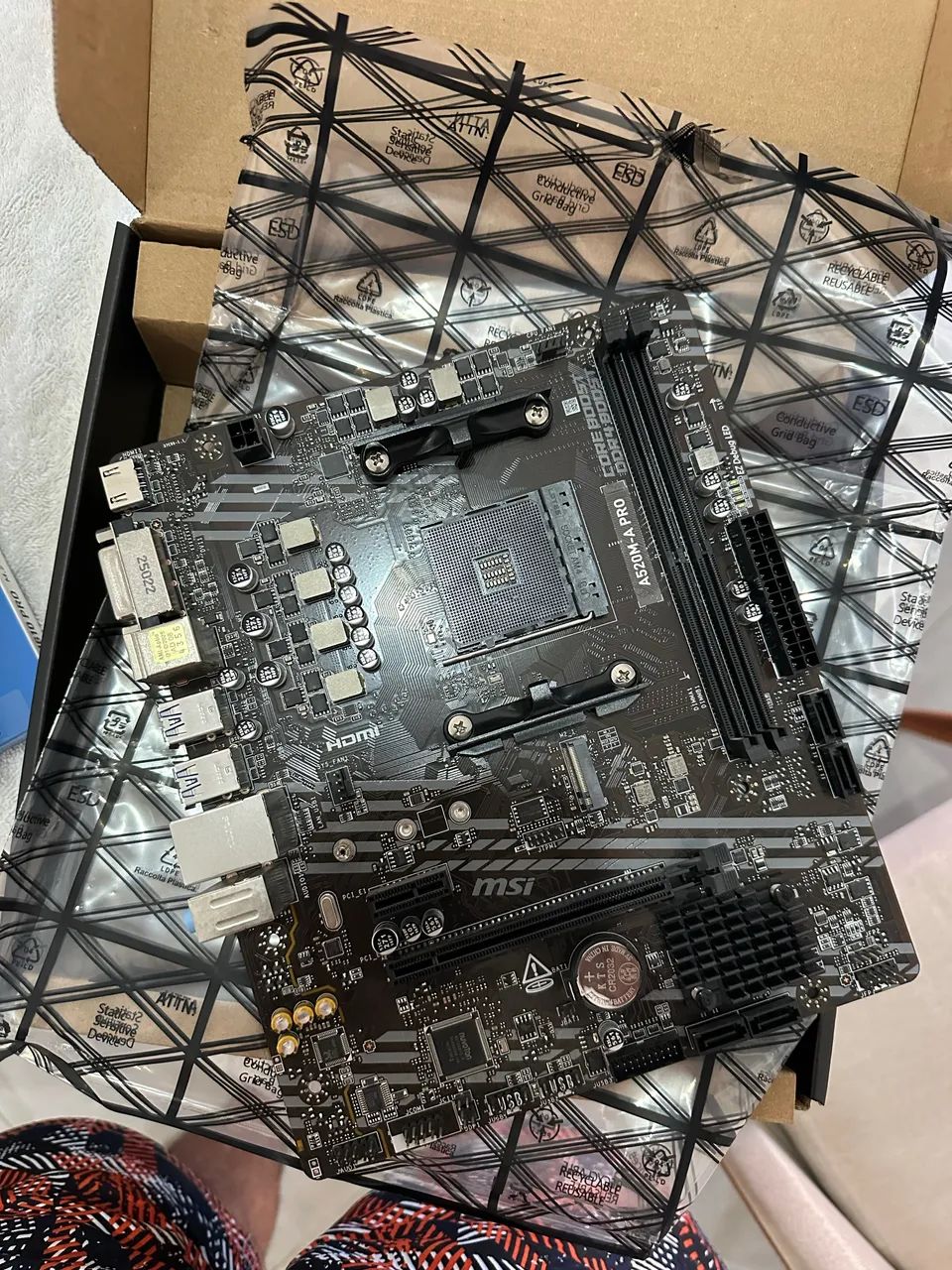 Placa mãe MSI A520M-A PRO