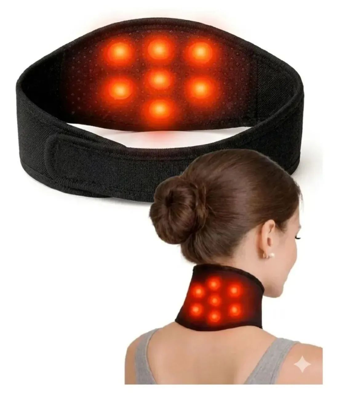 Faixa Cervical Magnética com Turmalina - Foto 2