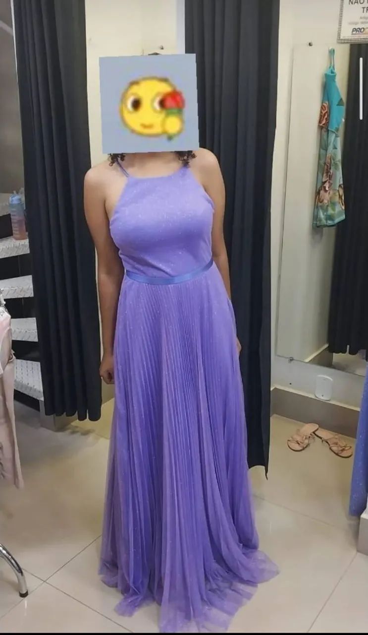 Vestido Roxo para festas - Foto 4