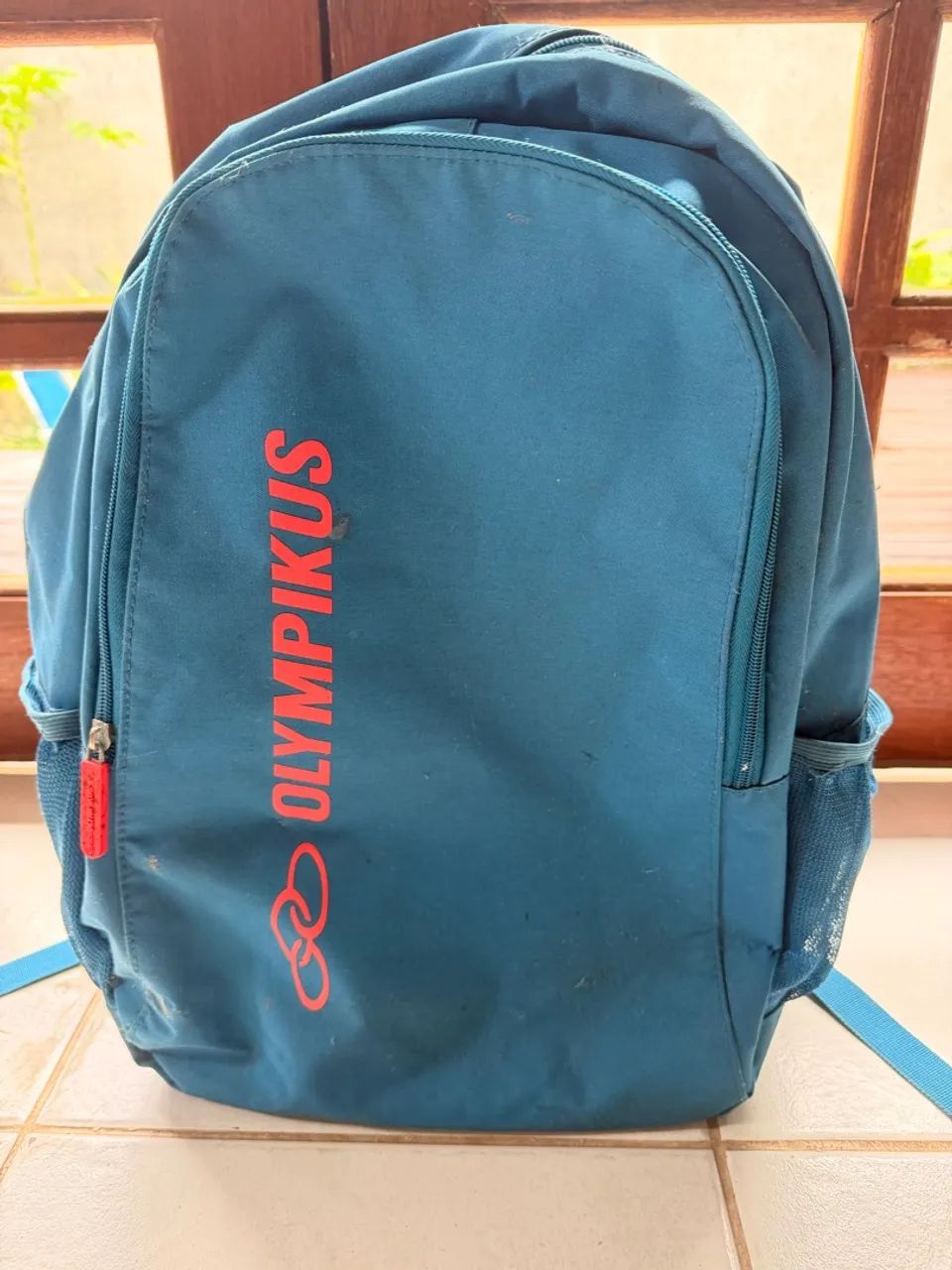 Mochila Olympikus azul 2 Bolsos  - Foto 2