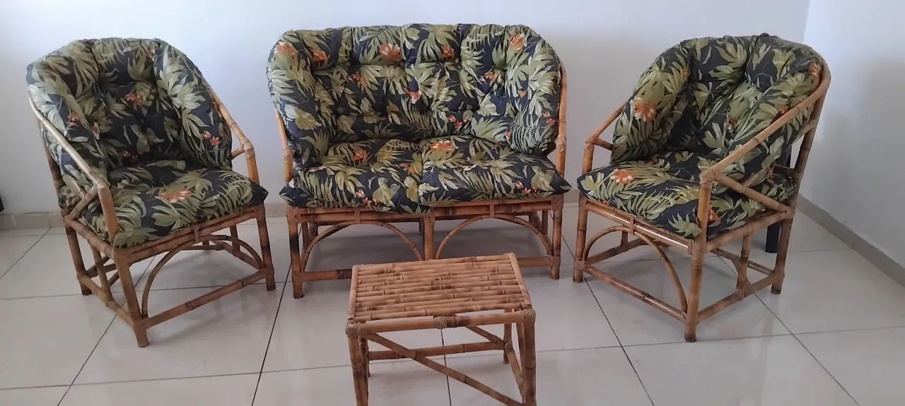 Sofá em bambu - Foto 2