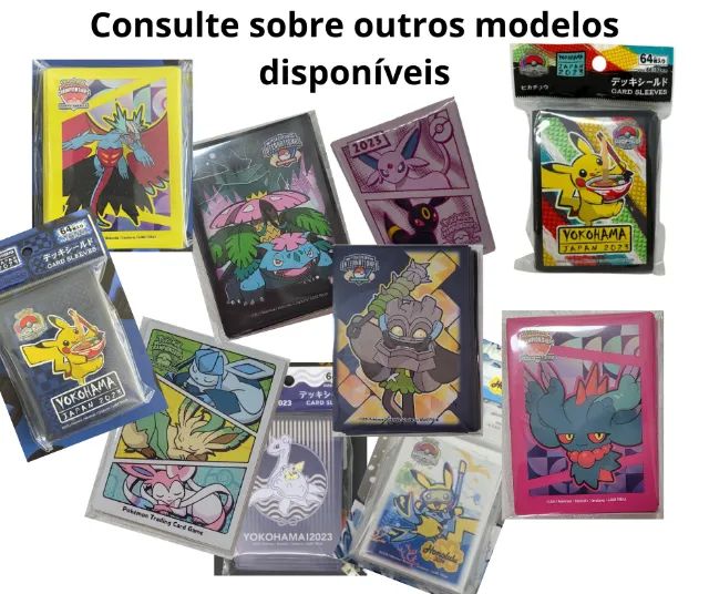 Pokémon - Sleeves protetores de cards das Eeveelutions - Internationals 2023 - LINDOS!!!!! - Foto 4