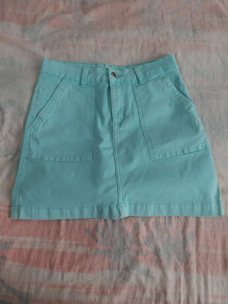 Saia jeans com lycra  - Foto 2