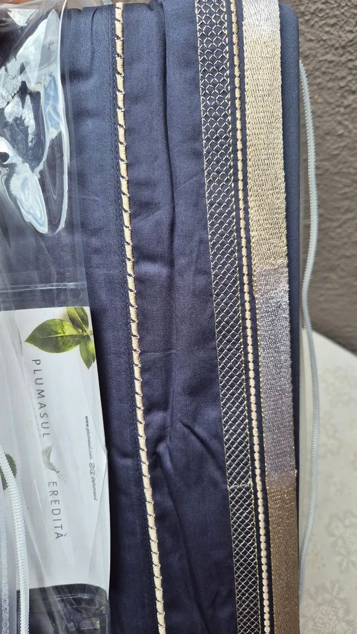 Capa para Edredom King Duvet Broderie - Foto 4