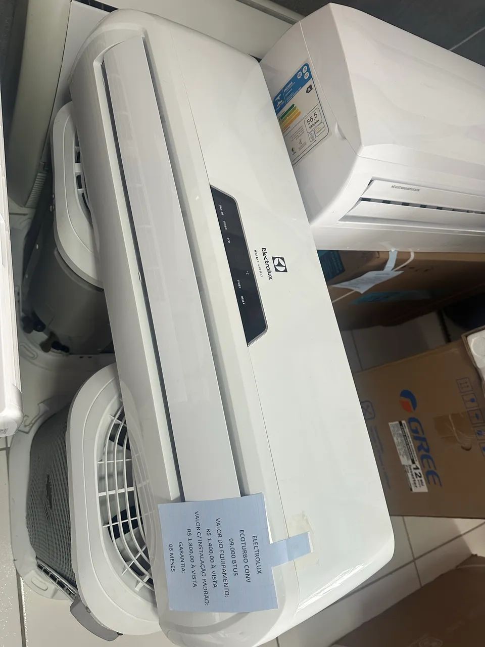 Ar condicionado eletrolux ecoturbo 09.000conv