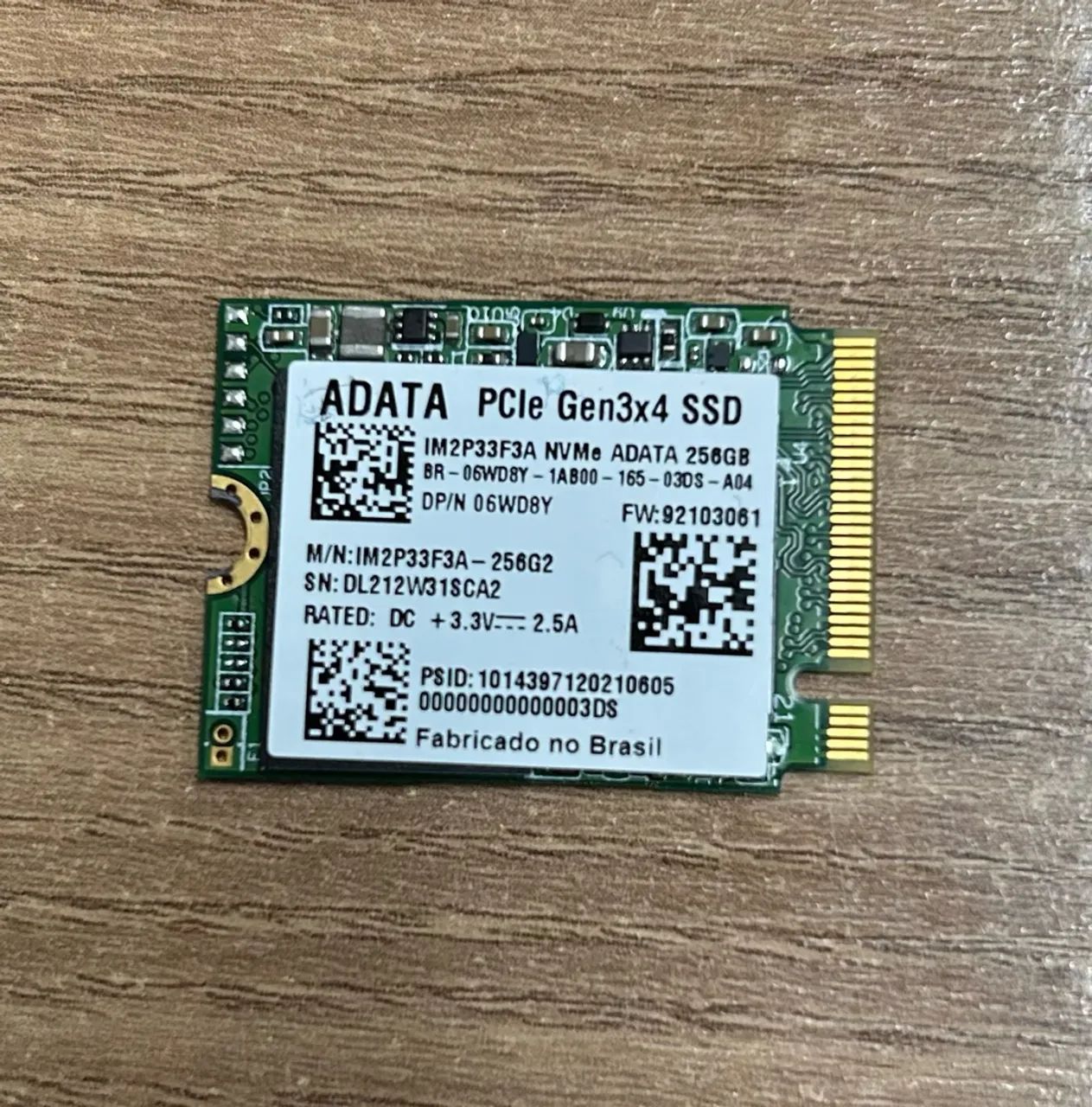 SSD Nvme 256GB