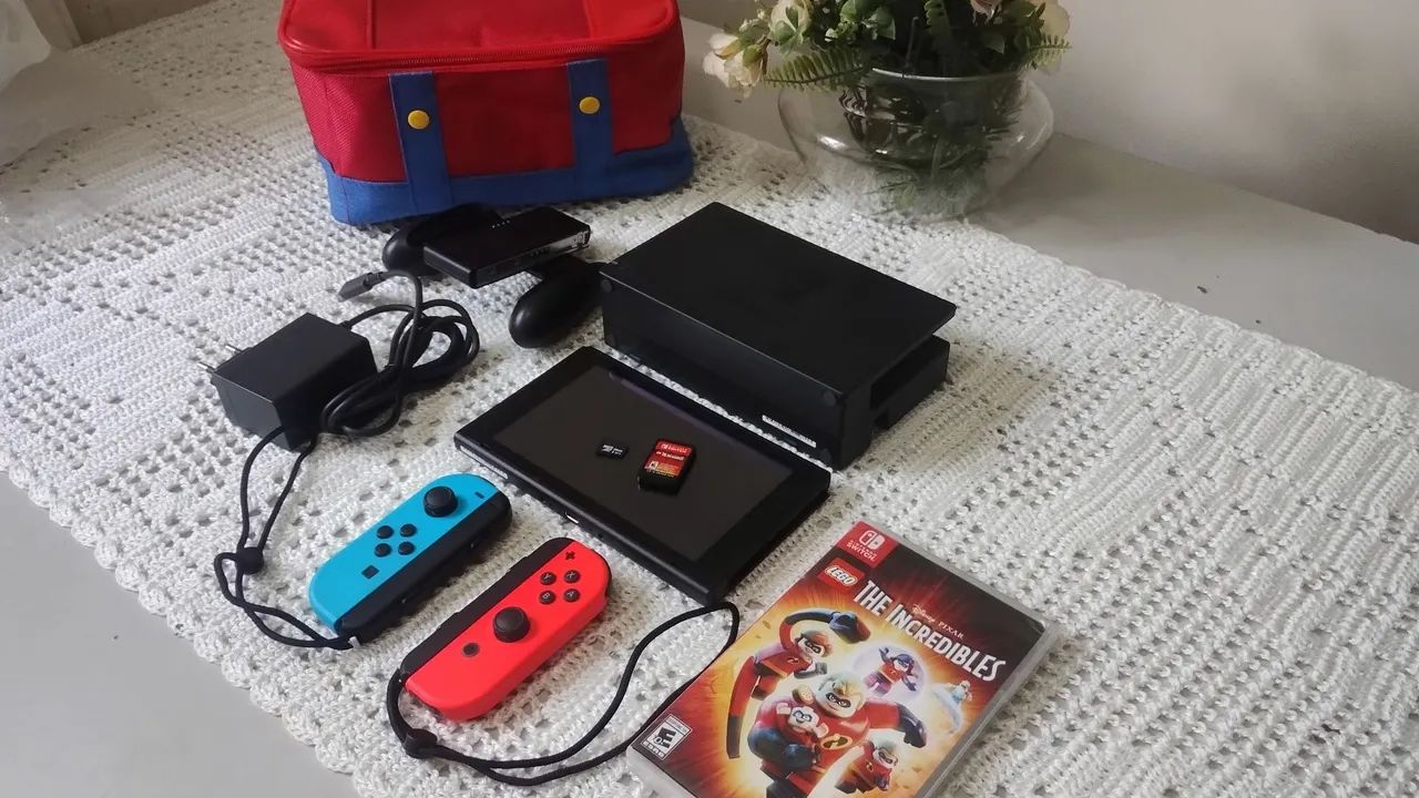 Nintendo Switch V2 Novo! + SD256GB - Foto 3