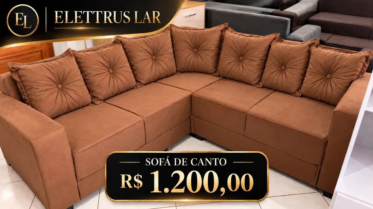 SOFÁS DE CANTO NOVOS - Foto 3