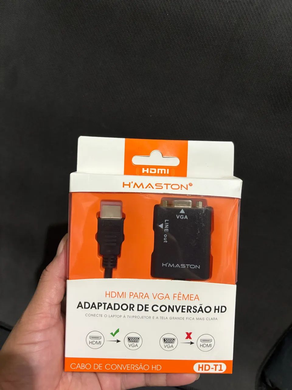 Conversor hdmi para vga
