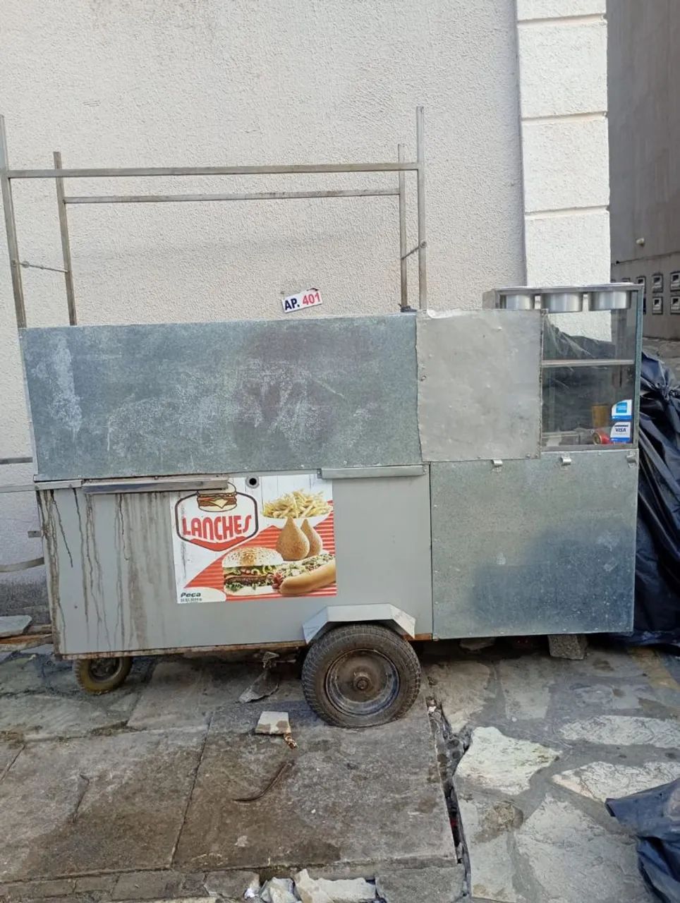 Carrinho de lanche pra vende
