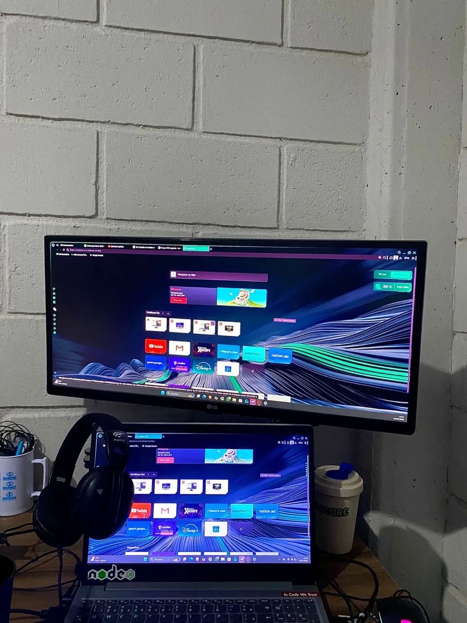 MONITOR 29 POLEGADAS + SUPORTE ARTICULADO DE BRINDE - Foto 2