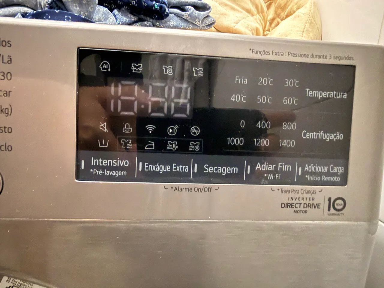 Lava e Seca LG Inox 12kg/7kg - excelente estado  - Foto 3