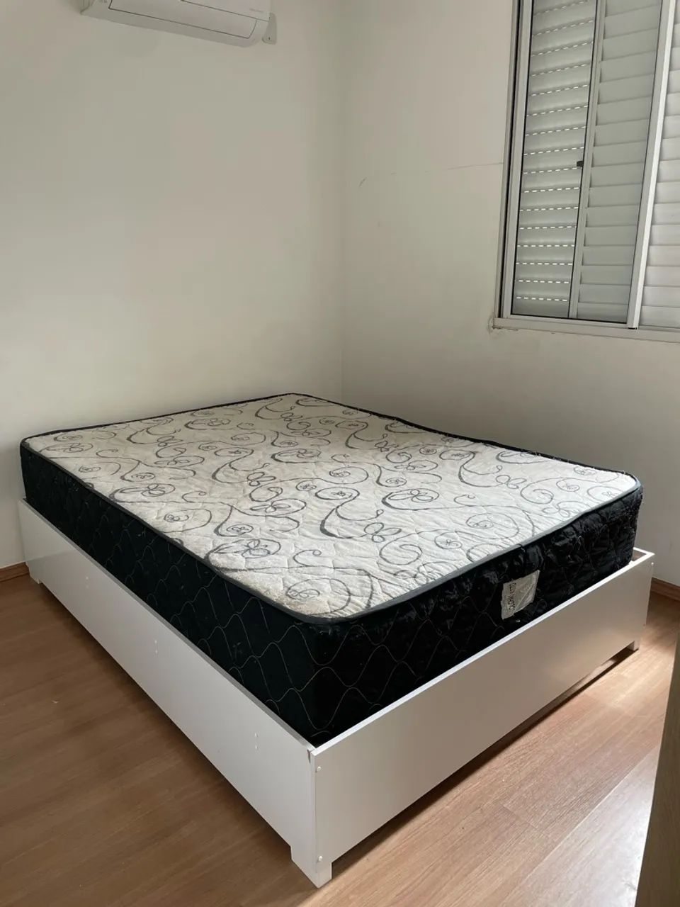 Base cama casal branca mdf - Foto 3
