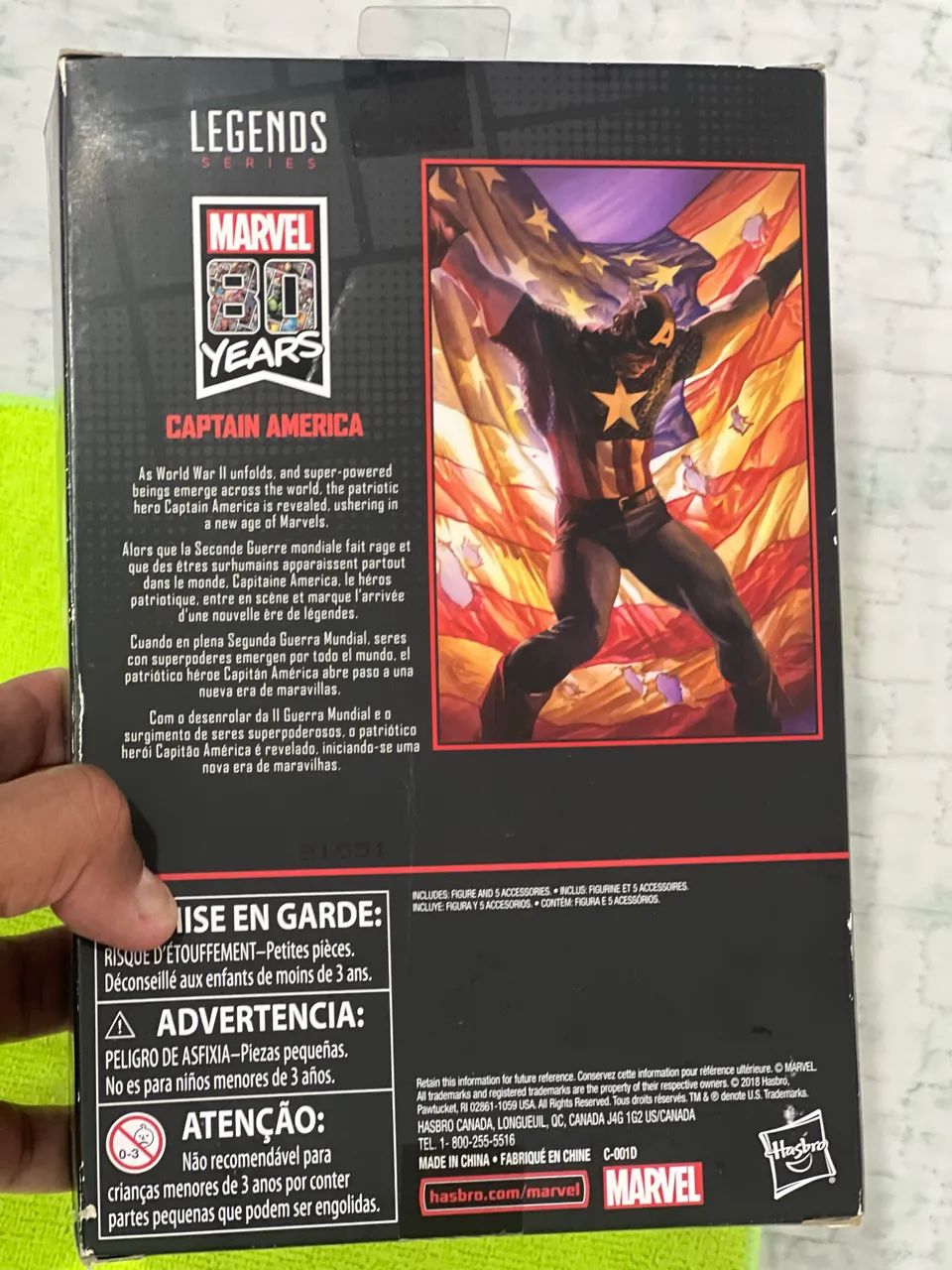 Capitão América 80 anos marvel legends - Foto 4
