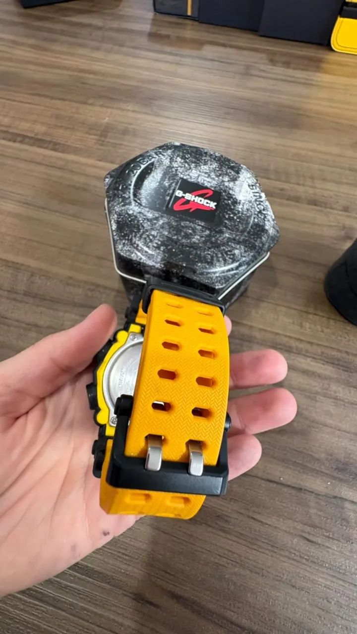 Relógio G-Shock GA-2000-1A9DR Preto e Amarelo - Foto 4