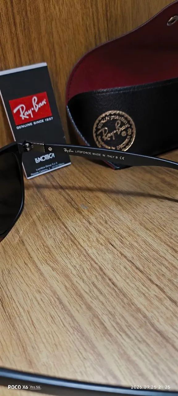 Óculos rb4105 folding wayfarer - Foto 3