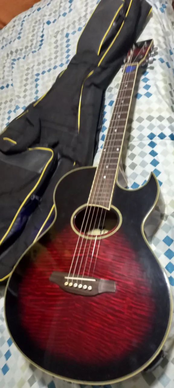 Violão elétrico profissional. Pra vender hoje.. - Foto 2