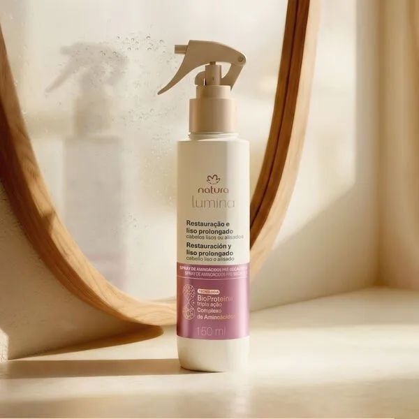 Spray de Aminoácidos Pré-Secagem Natura Lumina Restauração e Liso Prolongado - Foto 2
