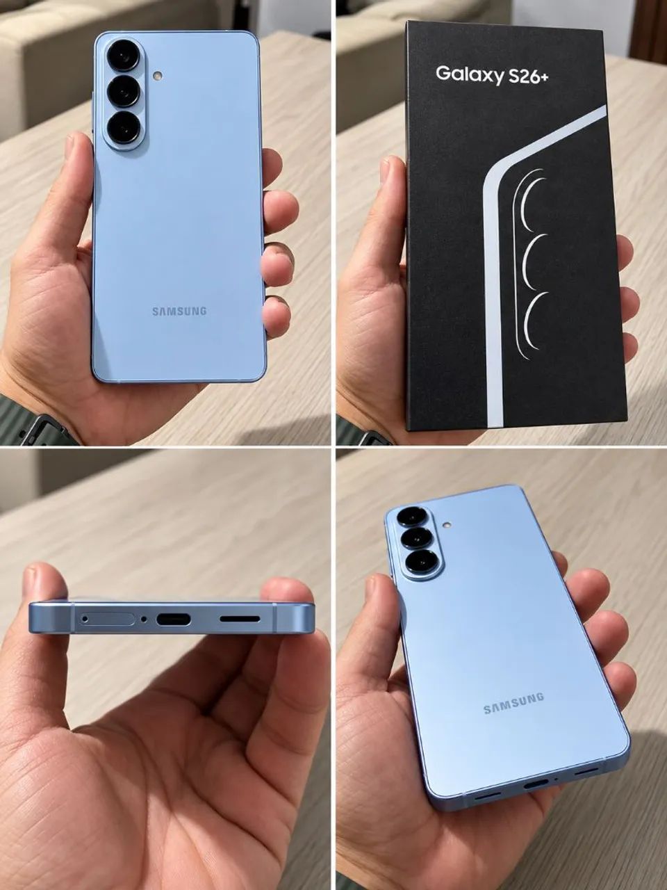 S26 plus azul 512gb  seminovo 