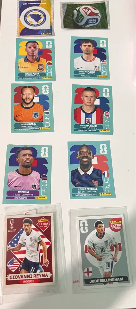Figurinhas da copa 2026