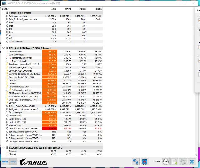 Processador AMD Ryzen 7 2700 8-Core 16-Threads AM4 - Testado 100% - Foto 4