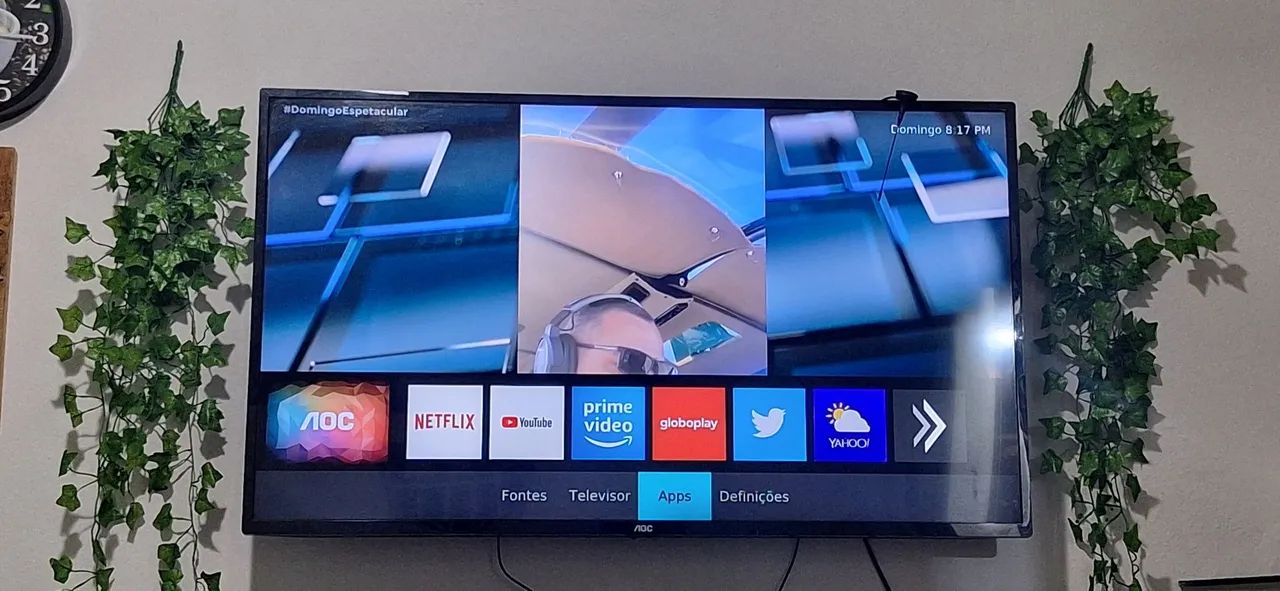 Smart TV AOC de tela plana 43 polegadas - Foto 2