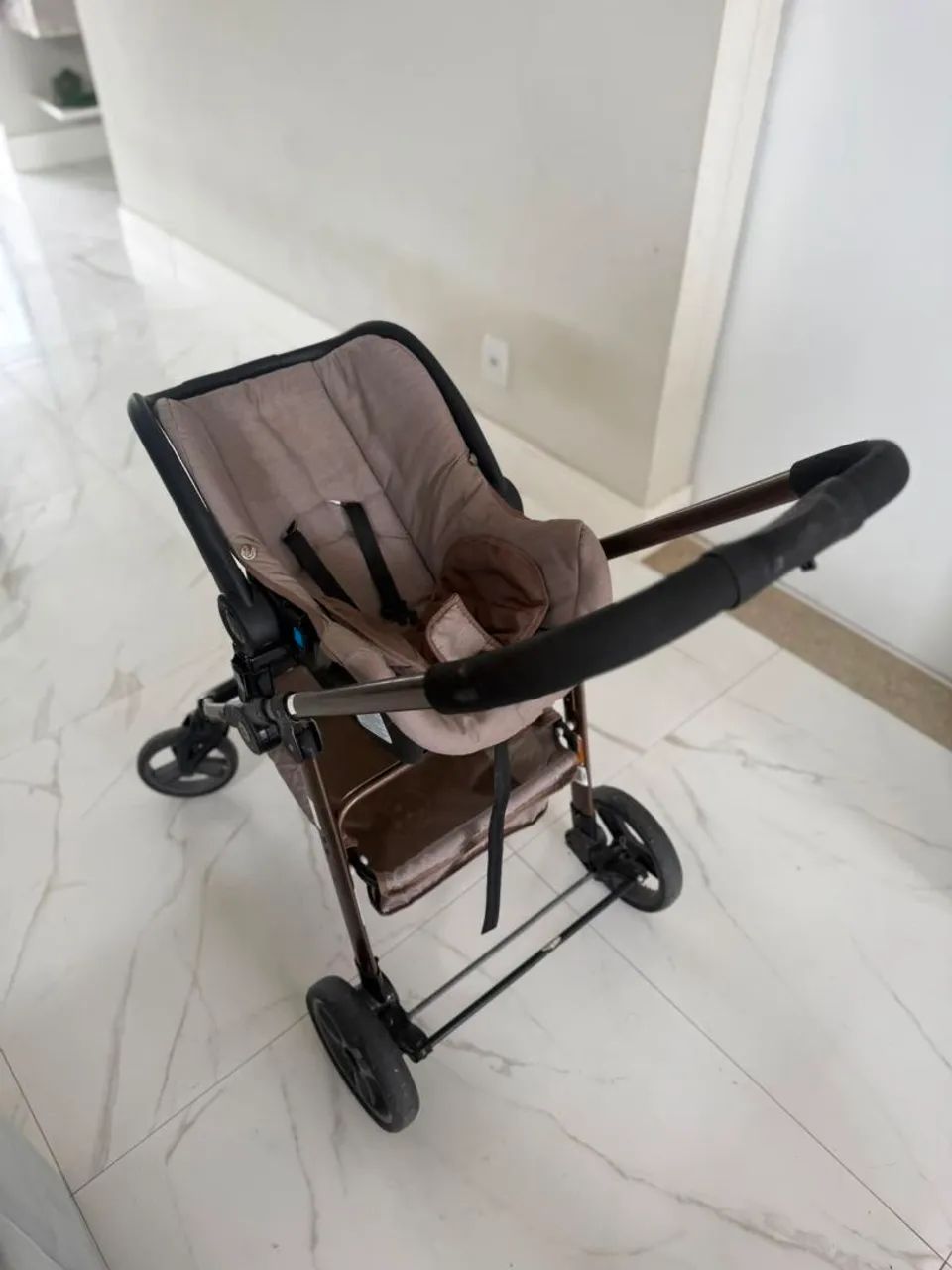 Carrinho Bebê Galzerano 3 em 1 - Foto 4
