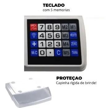Balança Digital 40kg 1g Eletrônica Precisão - Foto 5