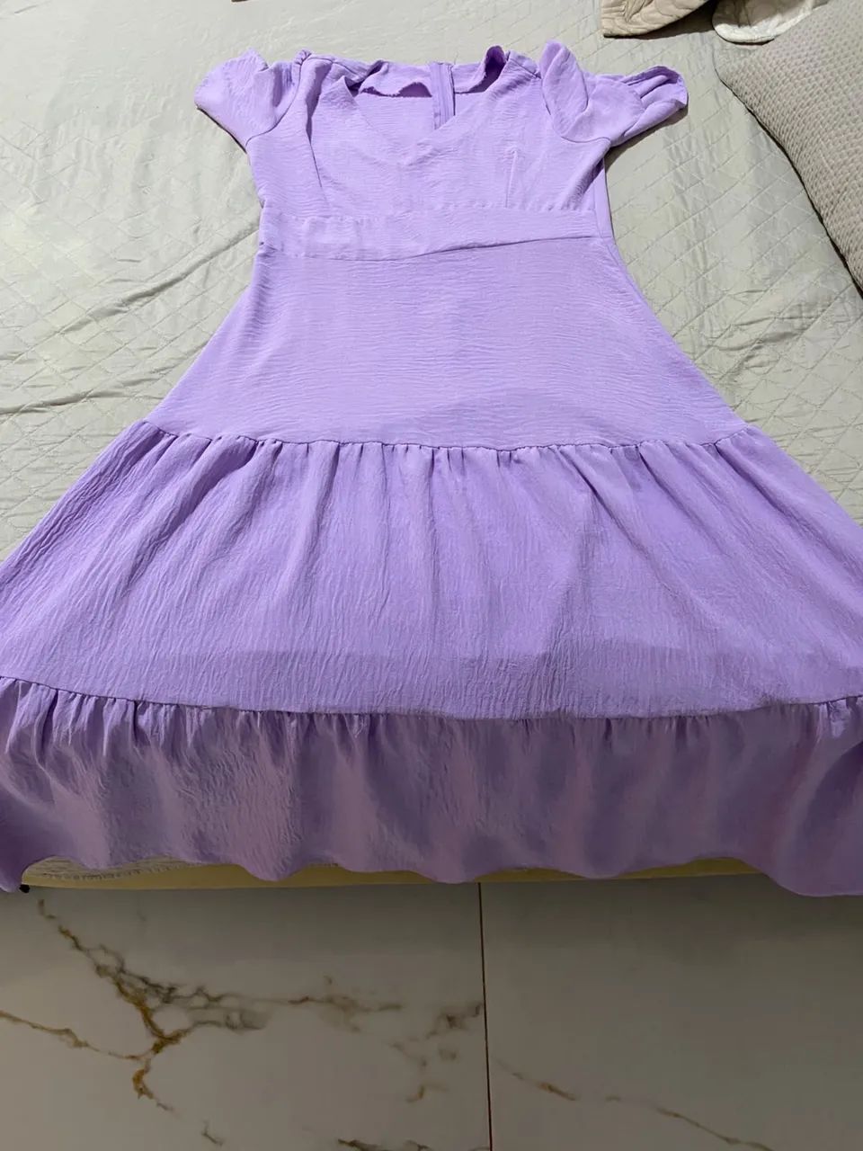 Vestido longo roxo - Foto 3