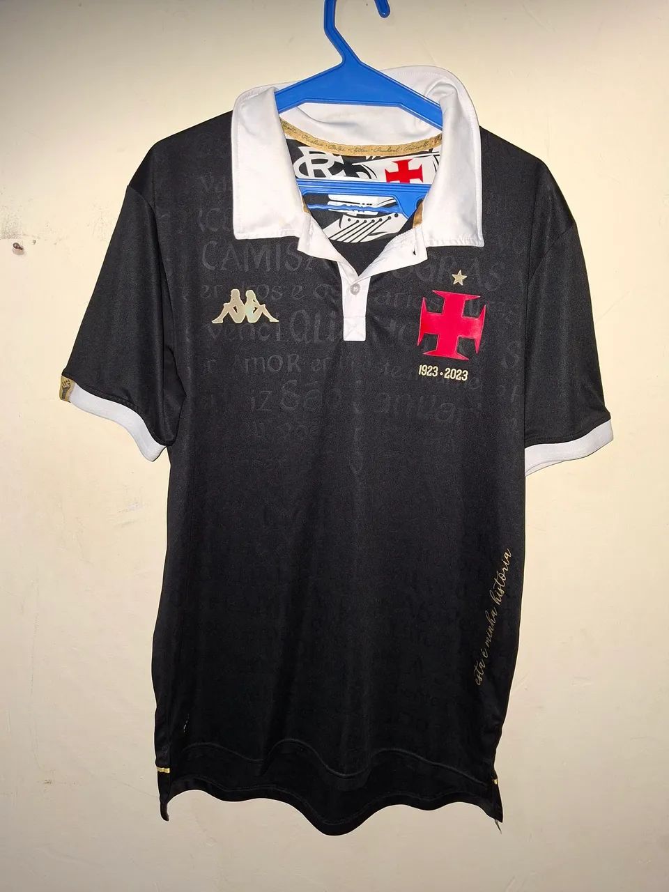 Camisa kappa comemorativa 100 anos vasco
