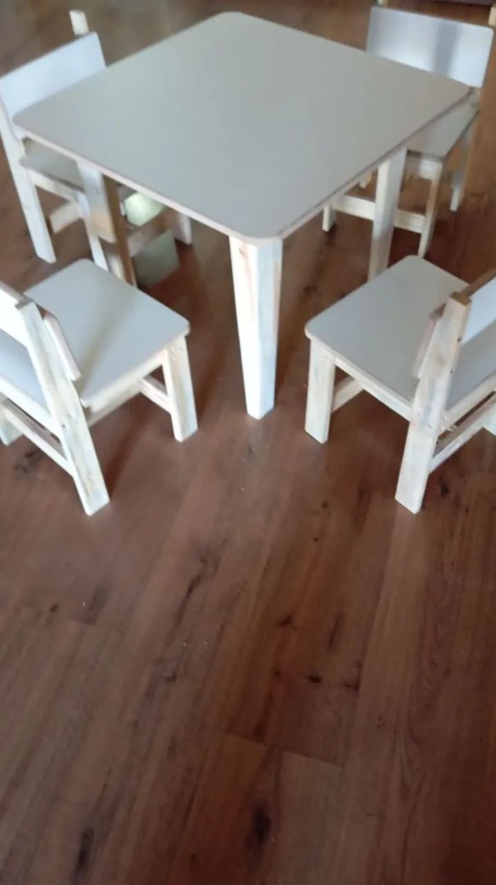 Conjunto mesa e cadeiras infantil  - Foto 3