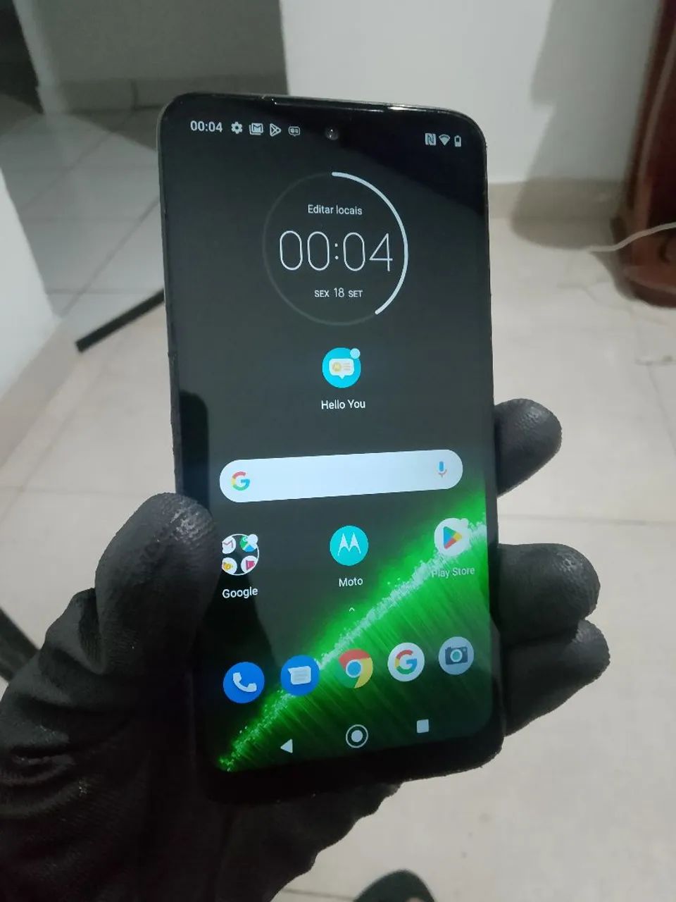 Moto G7 plus com NFC zero 