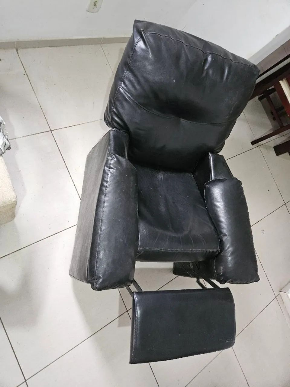 Cadeira do papai reclinável super confortável e larga. - Foto 2